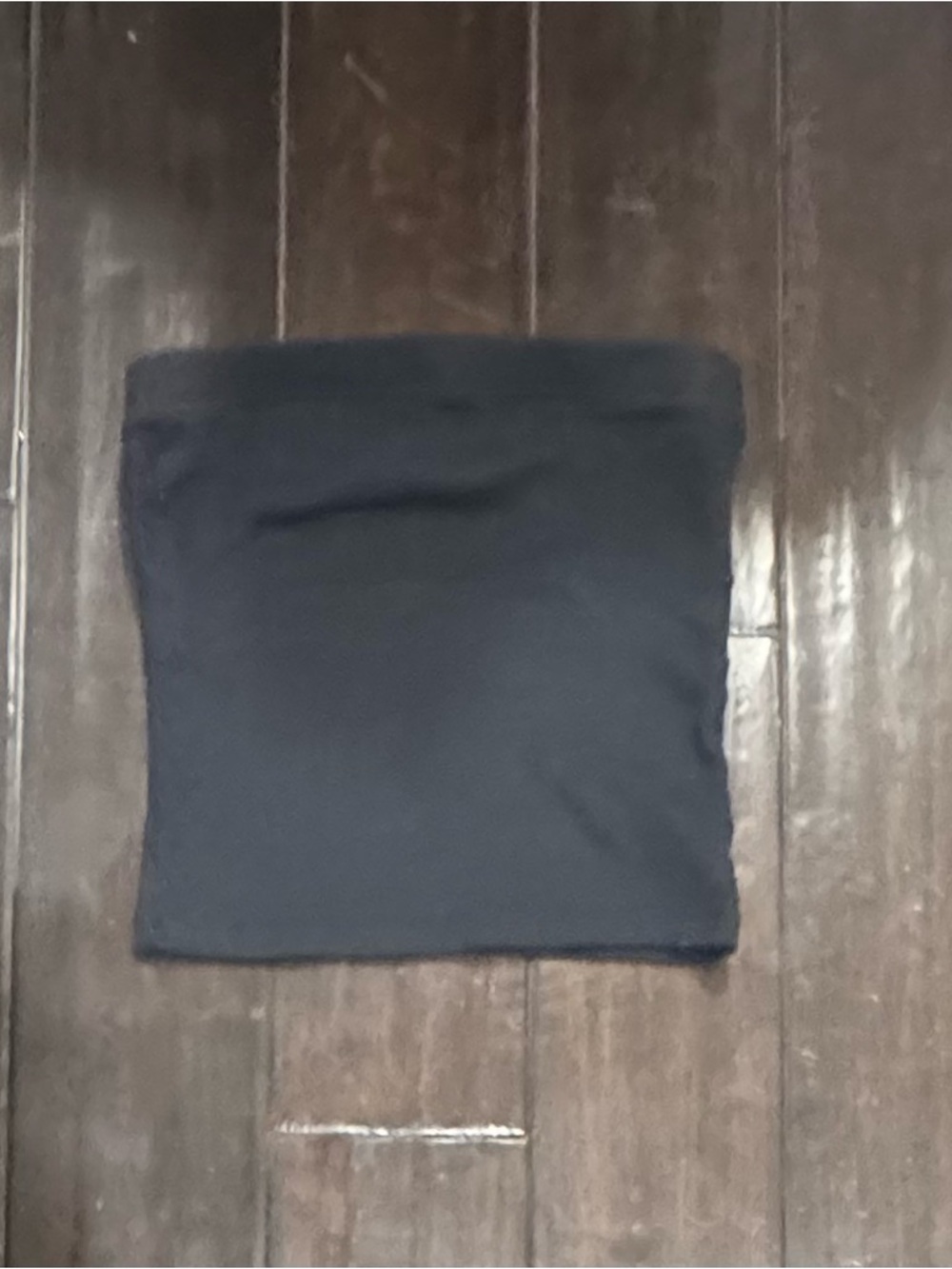 Black Strapless Tube Top
